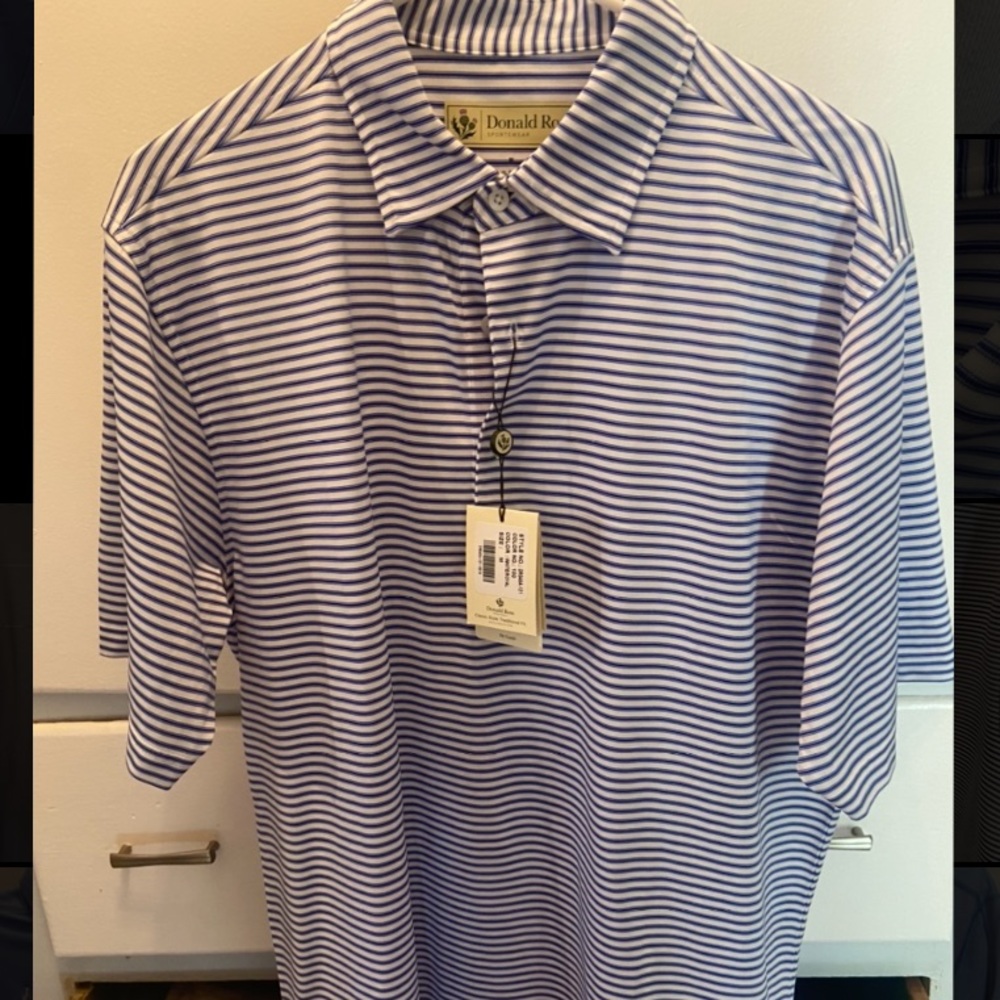 Brand new golf Donald Ross polo. Medium.